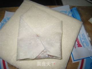 黑木耳瘦肉春卷的做法步骤：6
