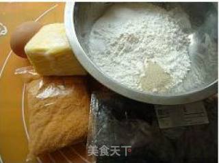 肉松海苔面包的做法步骤：1