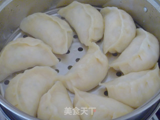 【怡汝私房健康主食】西葫芦鸡蛋烫面蒸饺的做法步骤：15