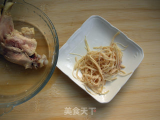 鸡丝面的做法步骤：4