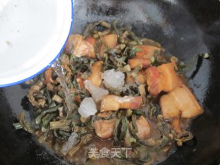 豇豆干烧肉的做法步骤：10