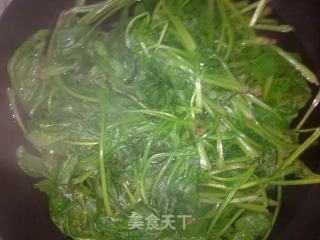 蒜香菠菜的做法步骤：1