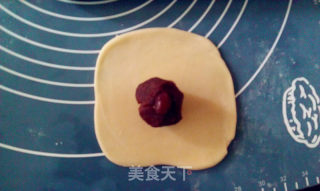 红豆沙酥饼的做法步骤：6