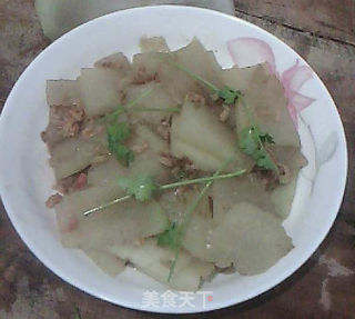 冬瓜烧海米的做法步骤：3