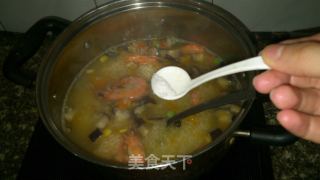 南瓜海鲜粥的做法步骤：10