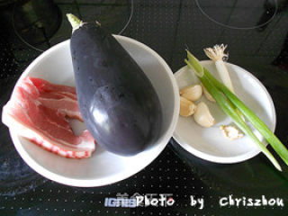 五花肉炒茄子的做法步骤：1
