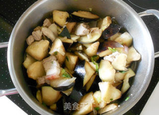 五花肉炒茄子的做法步骤：6