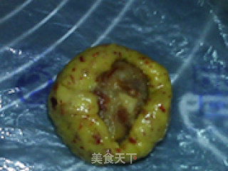 玫瑰云腿月饼的做法步骤：10