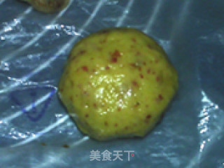 玫瑰云腿月饼的做法步骤：11