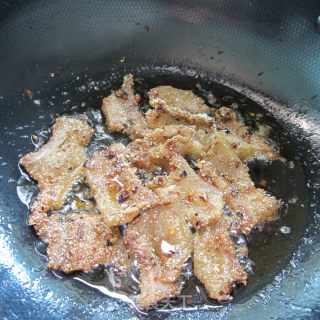 煎肉的做法步骤：5