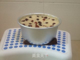 松软的酸甜的蔓越莓发糕的做法步骤：8