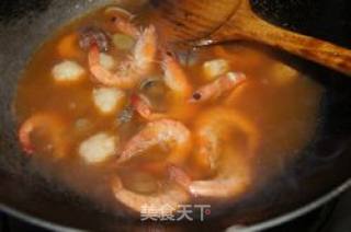 石锅海鲜粉丝的做法步骤：5