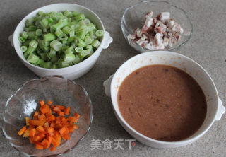 虾酱肉末芸豆的做法步骤：1