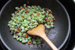 虾酱肉末芸豆的做法步骤：3