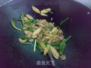 子姜炒腰片的做法步骤：8