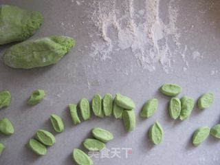 绿野仙踪——菜汁猫耳朵的做法步骤：8