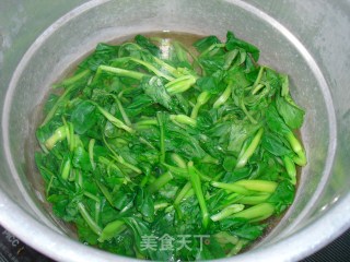 香菇油菜的做法步骤：3