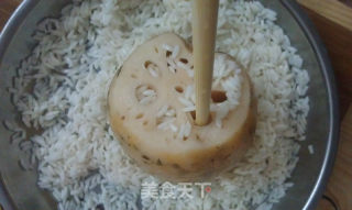 糯米莲藕的做法步骤：3