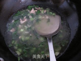 青菜肉丝面的做法步骤：3