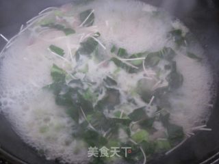 青菜肉丝面的做法步骤：4