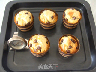 香蕉巧克力豆玛芬的做法步骤：12
