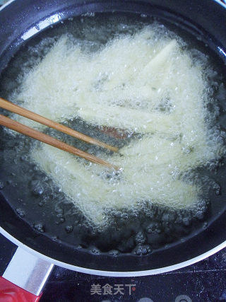 【沙茶薯条】薯条的另一种口味的做法步骤：6