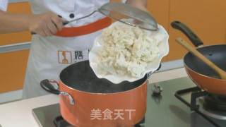 素熘花菜的做法步骤：2