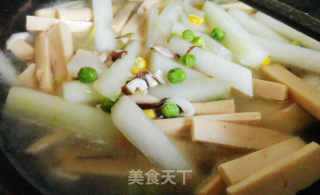 冬瓜炒香肠的做法步骤：11