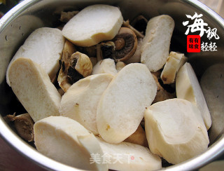 香煎双菇的做法步骤：2