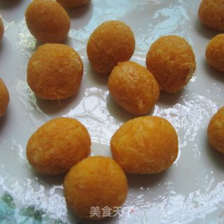 南瓜馅糯米巴的做法步骤：1