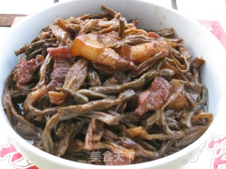 五花肉烧干豆角的做法步骤：6