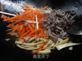 耗油三丝的做法步骤：6