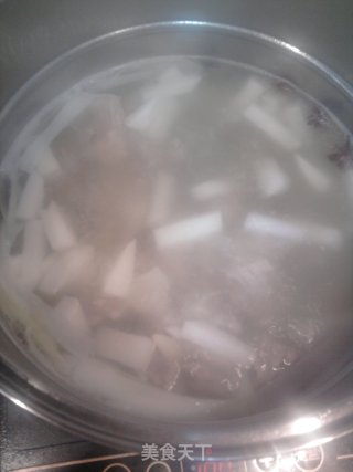滋补羊肉萝卜汤的做法步骤：3