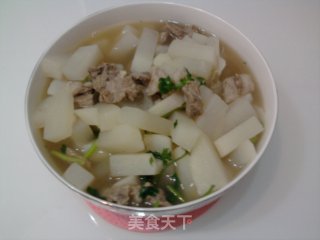 滋补羊肉萝卜汤的做法步骤：4