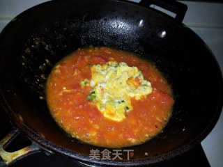 番茄炒蛋的做法步骤：8