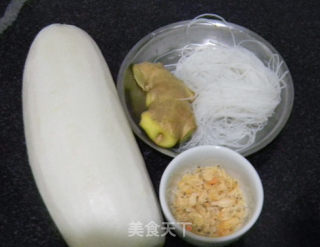 虾皮萝卜丝汤的做法步骤：1