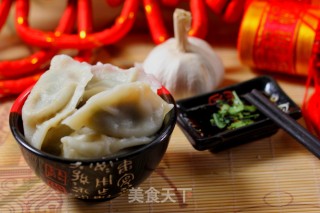 荠菜饺子的做法步骤：12