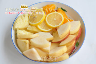 清肠消脂——果香四溢水果茶的做法步骤：2