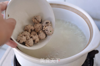 肉丸蔬菜粥的做法步骤：7