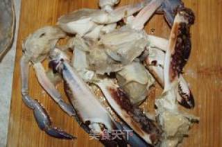姜葱炒螃蟹的做法步骤：2