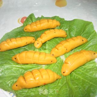 菜叶里的小虫虫---南瓜糕的做法步骤：8