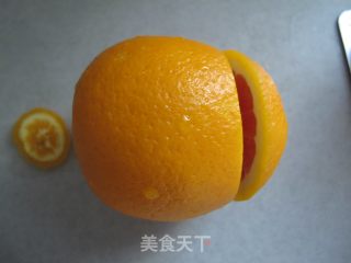 香橙蒸蛋的做法步骤：2