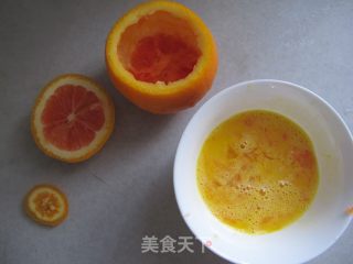 香橙蒸蛋的做法步骤：4