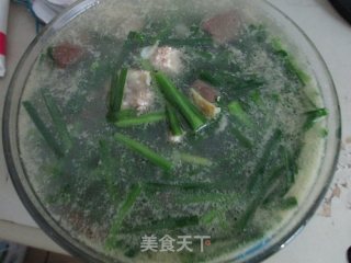 韭菜猪血汤的做法步骤：6