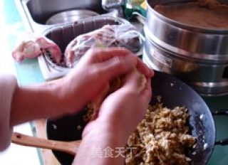 酸菜馅儿菜团子的做法步骤：12