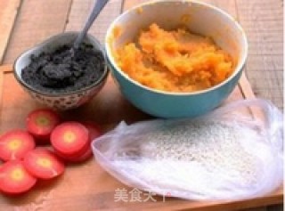 红薯西米丸的做法步骤：2