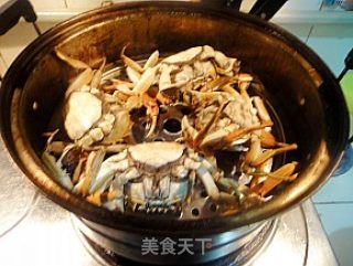 清蒸大闸蟹的做法步骤：6