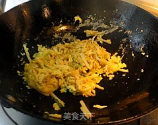 韭黄炒蛋的做法步骤：6