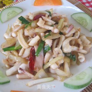辣得好滋味《葱爆小管》的做法步骤：10