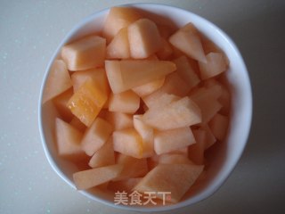 哈密瓜果酱的做法步骤：1
